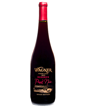 Wagner Vineyards Pinot Noir Reserve 2022 is one of the best Pinot Noirs from the Finger Lakes. 