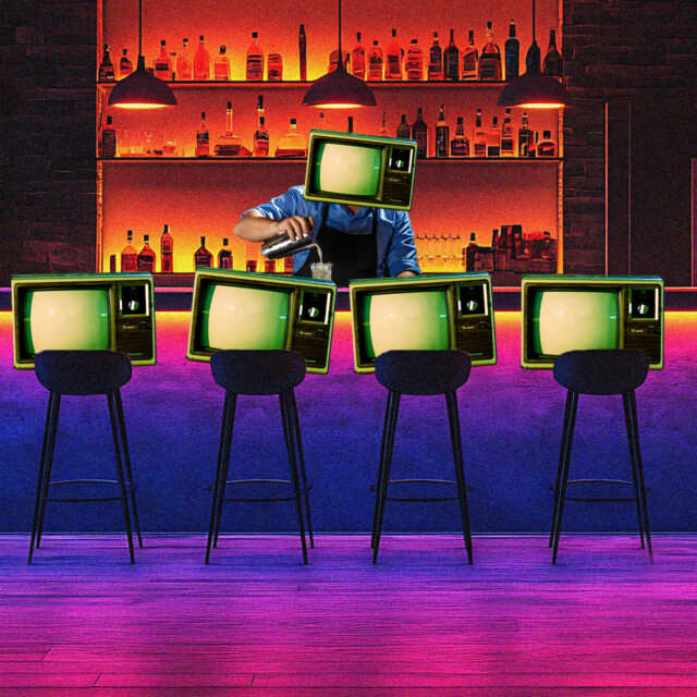 TVs in Cocktail Bars Are Divisive — but Can They Be an Asset?