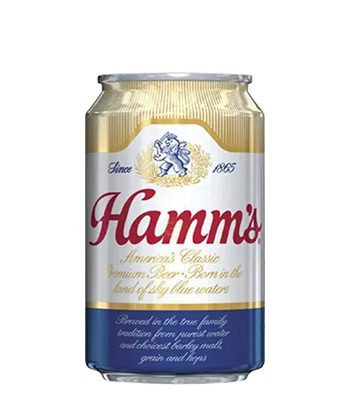 Hamm's is one of the most underrated macro beers, according to brewers. 