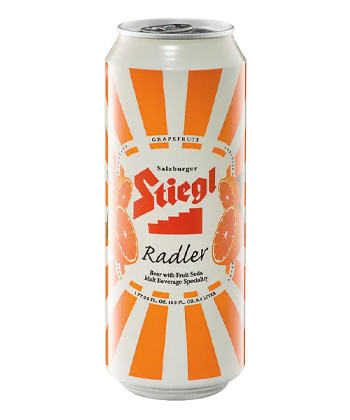Stiegl Grapefruit Radler is one of the best guilty pleasure beers, according to brewers.