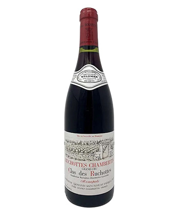 1990 Armand Rousseau Pere et Fils Ruchottes-Chambertin Grand Cru ‘Clos des Ruchottes’ is one of the most memorable bottles of wine, according to sommeliers. 
