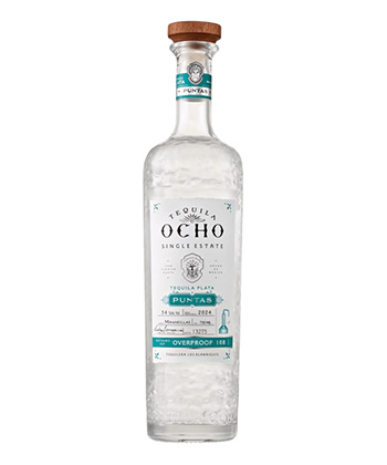 Tequila Ocho Plata Puntas is one of the best still strength tequilas, according to bartenders. 
