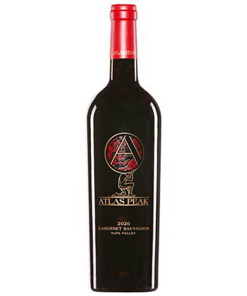 Atlas Peak Napa Valley Cabernet Sauvignon 2020 is one of the best California Cabernets under $50. 