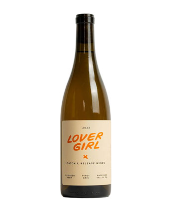 Catch & Release Wines ‘Lover Girl’ Pinot Gris 2023 is one of the best Pinot Grigio wines. 