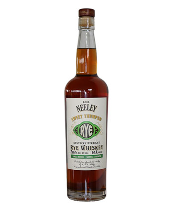 R.D.R Neeley Sweet Thumped Rye Whiskey is one of the best rye whiskey bottles for 2025. 