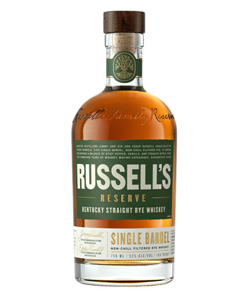 Russell’s Reserve Single Barrel Rye is one of the best rye whiskies for 2025. 