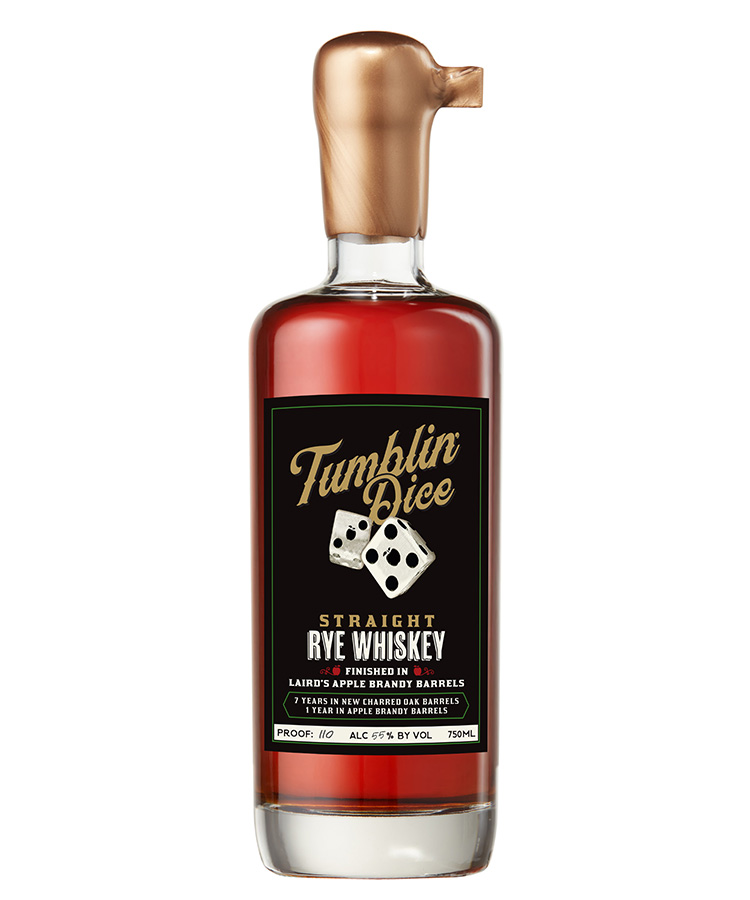 Tumblin’ Dice Straight Rye Whiskey Finished in Laird’s Apple Brandy Barrels Review