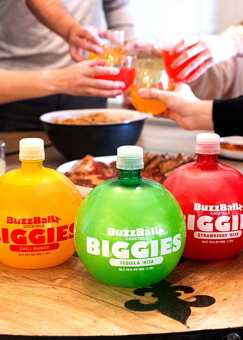 BuzzBallz have been popular for several years now, but a newer, bigger ball has been capturing consumer attention: BuzzBallz Biggies.