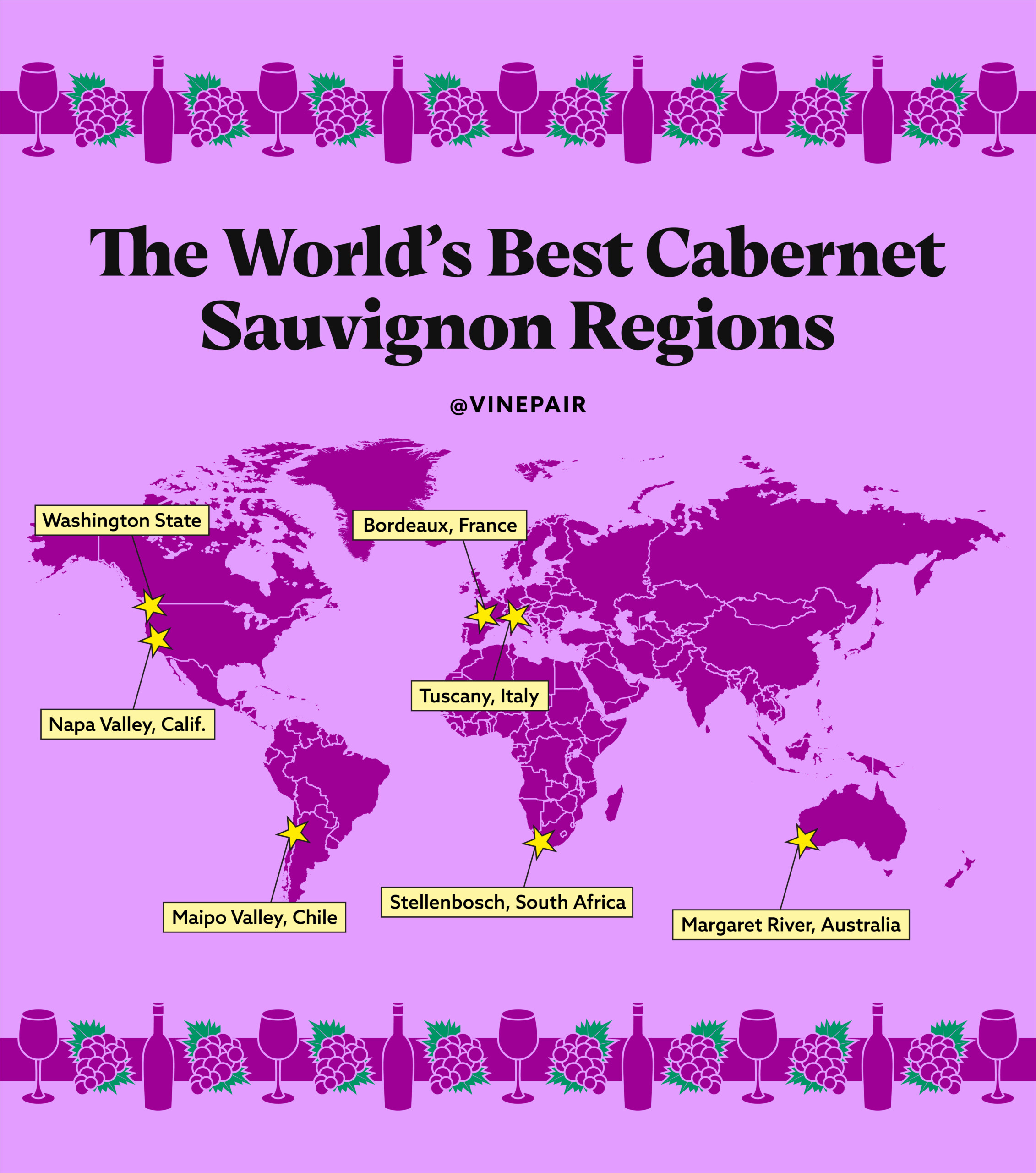 The World’s Best Cabernet Sauvignon Regions, Mapped