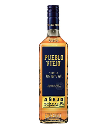 Pueblo Viejo Anejo is one of the highest quality affordable tequilas, according to bartenders. 