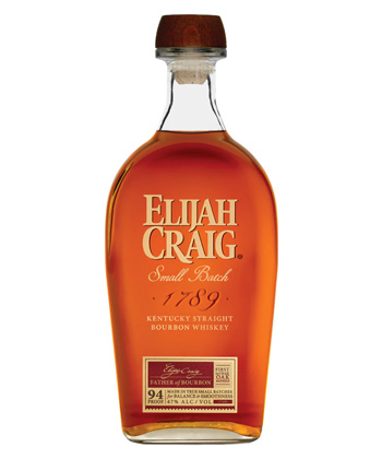 Elijah Craig Small Batch is one of the best bourbons for beginners, according to bartenders. 