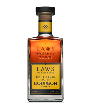 Laws Four Grain is one of the best bourbons for beginners, according to bartenders. 