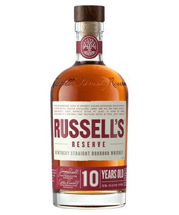 Russell's Reserve 10 Year is one of the best bourbons for beginners, according to bartenders. 