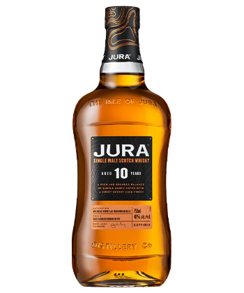 Jura 10 is one of the best bang for your buck Scotches, according to bartenders. 