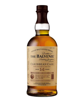 The Balvenie Caribbean Cask 14 is one of the best bang for your buck Scotches, according to bartenders. 