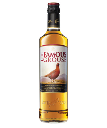 The Famous Grouse is one of the best bang for your buck Scotches, according to bartenders. 