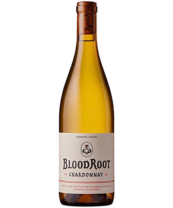 BloodRoot Sonoma Coast Chardonnay 2023 is one of the best California Chardonnays under $50. 
