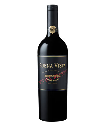 Buena Vista Winery Private Reserve Zinfandel 2023 is one of the best Zinfandels for 2025. 