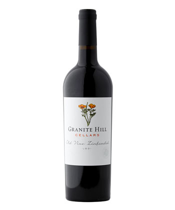 Granite Hill Cellars Old Vine Zinfandel 2023 is one of the best Zinfandels for 2025. 