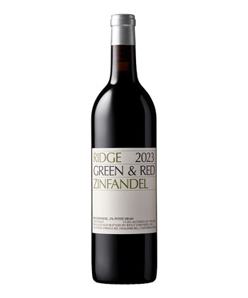 Ridge Vineyards Green & Red Zinfandel 2023 is one of the best Zinfandels for 2025. 