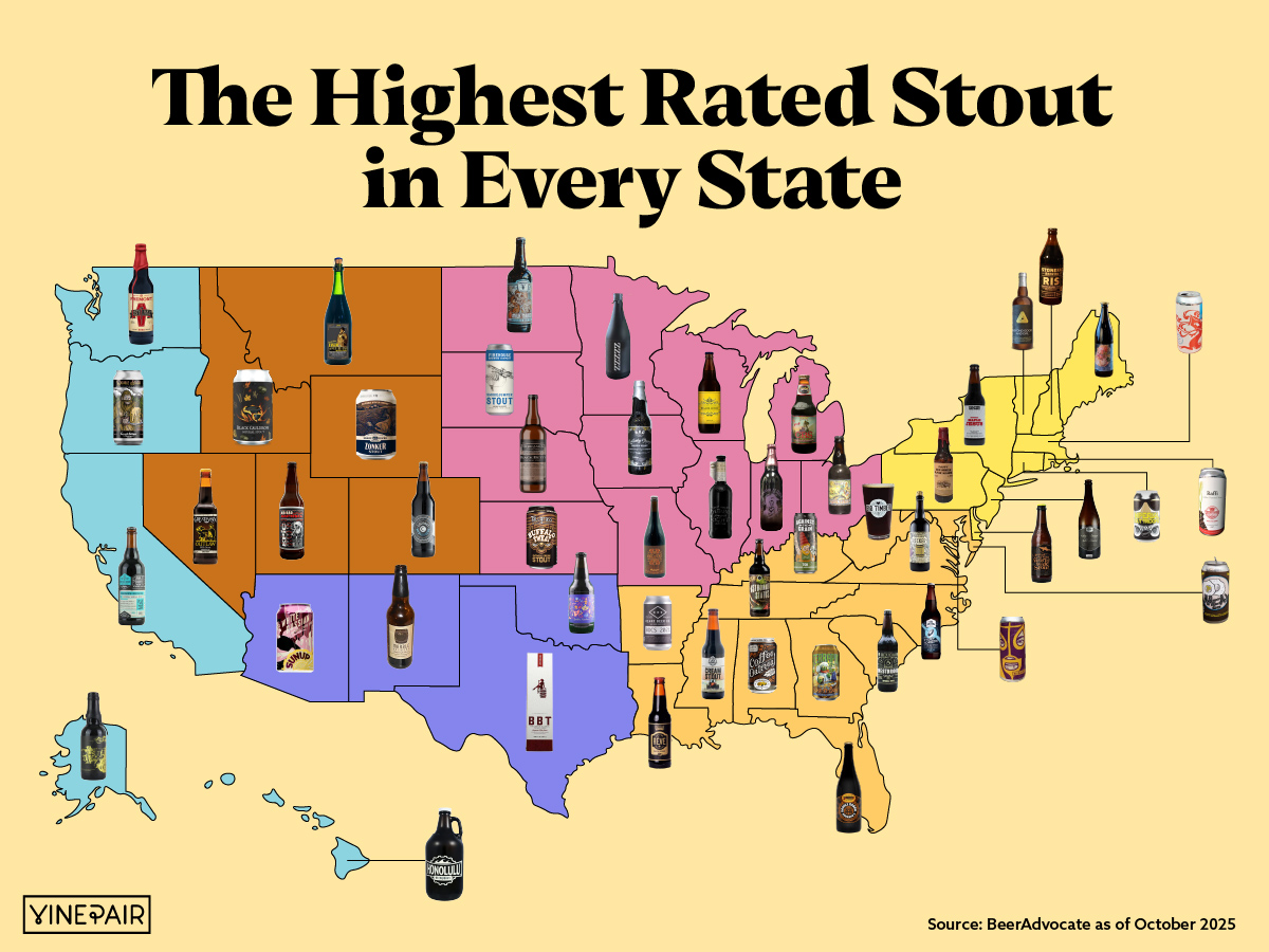 What's the highest-rated stout in every state? We gathered the data to see every state in America's best stout. Check out the beers here!