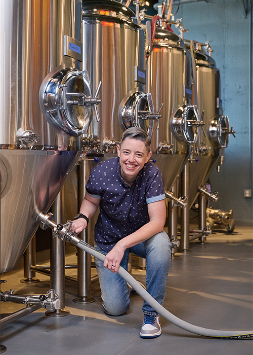 Drawdown Brewing founder and brewer Liz Nicol is fostering a space where beer quality, inclusivity, and entertainment are equally important.