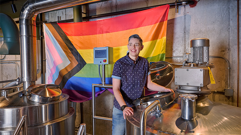 Drawdown Brewing founder and brewer Liz Nicol is fostering a space where beer quality, inclusivity, and entertainment are equally important.