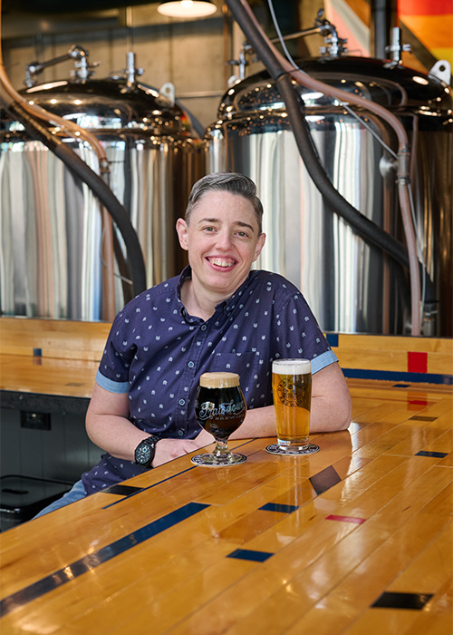 Drawdown Brewing founder and brewer Liz Nicol is fostering a space where beer quality, inclusivity, and entertainment are equally important.