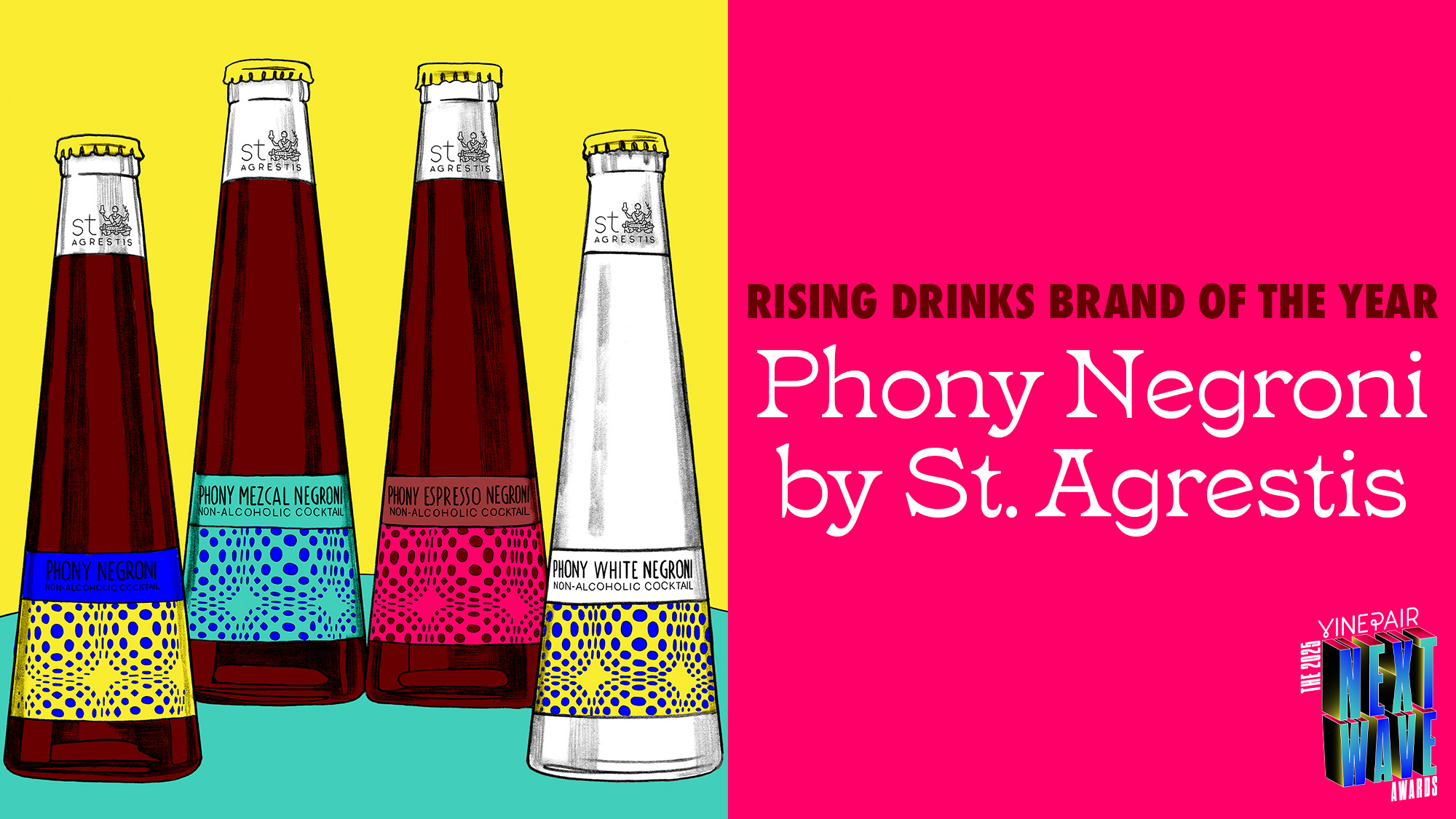 Next Wave Awards Rising Drinks Brand of the Year: Phony Negroni by