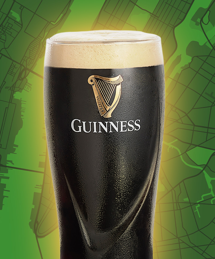 A Map of the Best Guinness Pours in New York City (2025)