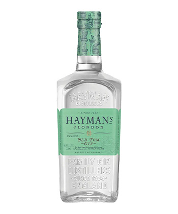 Hayman's Old Tom Gin is one of the best gins for beginners, according to bartenders.