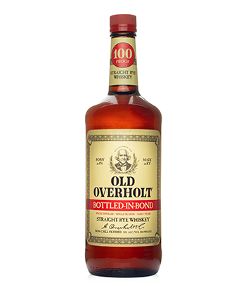 Old Overholt Bottled-in-Bond is one of the best rye whiskies for beginners. 