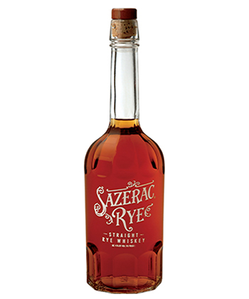 Sazerac Rye is one of the best rye whiskies for beginners. 