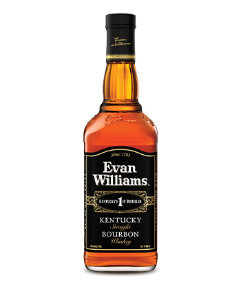 Evan Williams Black Label is one of the best budget bourbons.