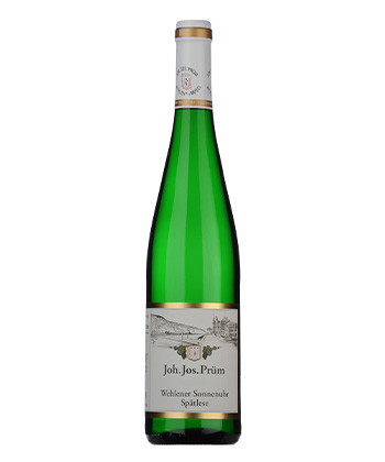 Joh. Jos. Prüm Wehlener Sonnenuhr Riesling Spätlese 2023 is one of the best Thanksgiving wines for 2025.