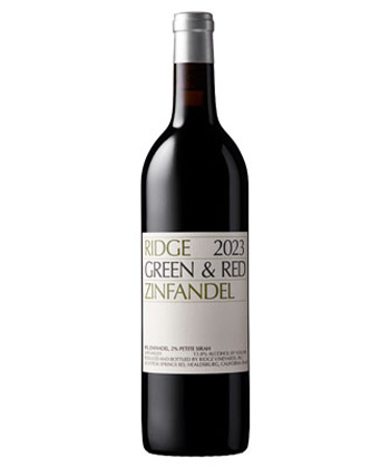 Ridge Vineyards Green & Red Zinfandel 2023 is one of the best Thanksgiving wines for 2025.