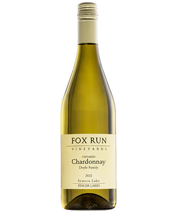 Fox Run Vineyards Doyle Family Unoaked Chardonnay 2022 is one of the best Thanksgiving wines.