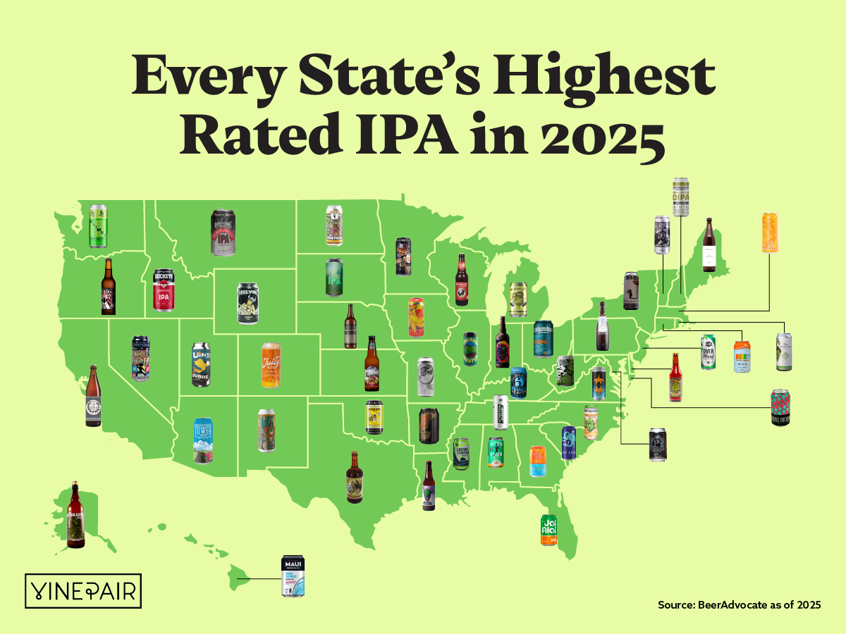 The Highest-Rated IPA in Every State (2025) [MAP] 