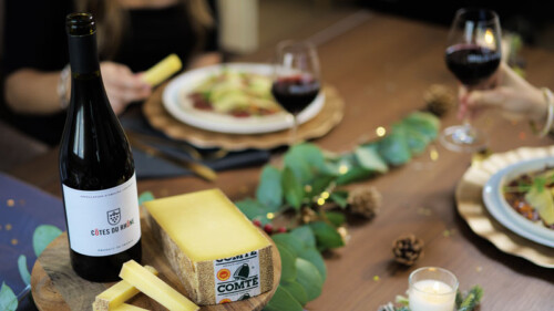 Give the Perfect Pairing This Holiday Season: Comté Cheese & Côtes du Rhône Wine