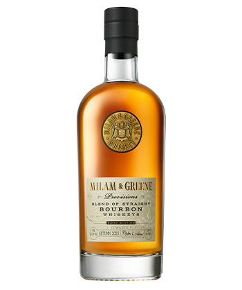 Milam & Greene Provisions Bourbon is one of the best bang for your buck bourbons, according to bartenders. 