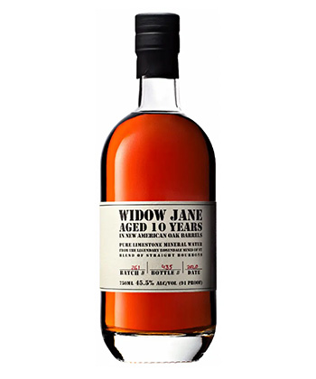 Widow Jane 10-Year is one of the best bang for your buck bourbons, according to bartenders. 