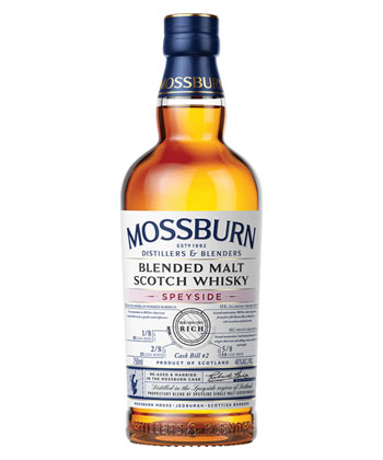 Mossburn Speyside Blended Malt Scotch Whisky is one of the best Scotches for holiday gifting in 2025.