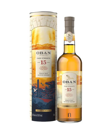 Oban 15 Year Old Cask Strength Single Malt Scotch Whisky is one of the best Scotches for holiday gift giving in 2025.