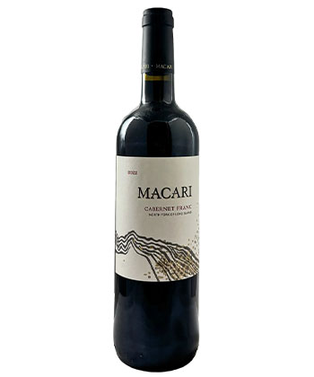 Macari Cabernet Franc 2022 is one of the best red wines from Long Island.