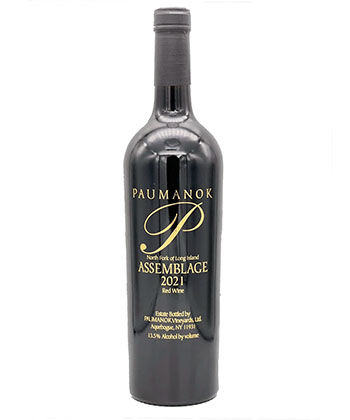 Paumanok Assemblage 2021 is one of the best red wines from Long Island.