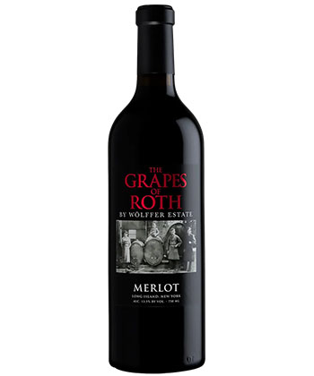 Wölffer Estate Vineyard ‘The Grapes of Roth’ Merlot 2020 is one of the best red wines from Long Island.