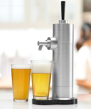 Canned Beer Draft System by Sharper Image is one of the best holiday drinking gifts for 2025.