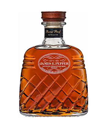 James E. Pepper Decanter Barrel Proof is a go-to bourbon, according to bartenders.