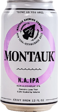 Montauk Brewing NA IPA is one of the best non-alcoholic beers for 2026.