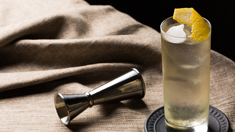 An Aquavit Highball is a cocktail to drink while watching the Winter Olympics this year.